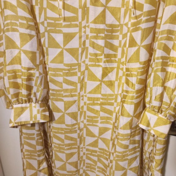 BAUM UND PFERDGARTEN Atlanta Geo Print Long Sleeve Dress size36 - Picture 3 of 4